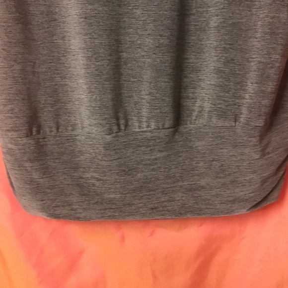 AB Studio Women’s Tunic Top Brown Size M Short Sleeves Banded Waist Stretchy - Picture 7 of 11